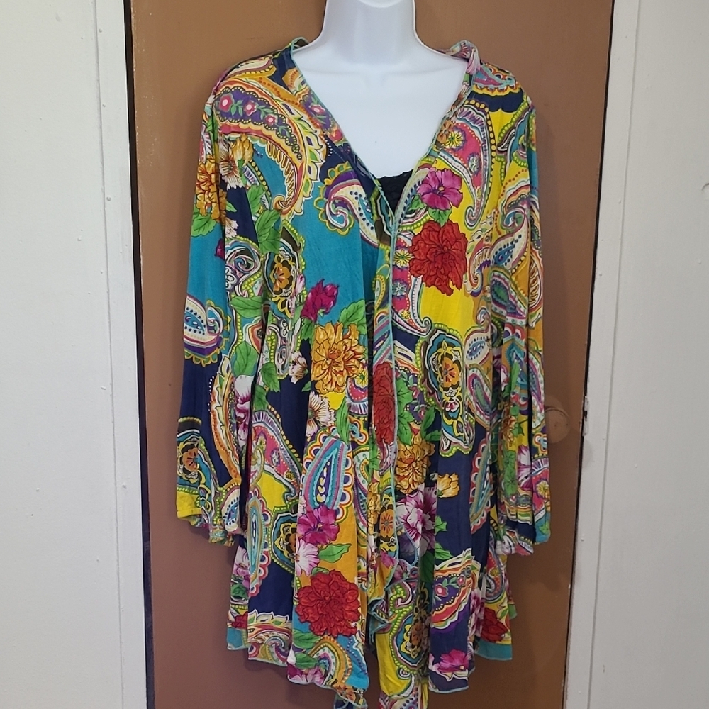 Vibrant Multicolor Paisley Women's Tunic